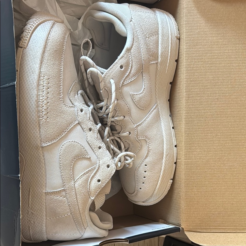 NWT Nike Women’s Air Force 1 Wild Cream Sneakers Size 8.5